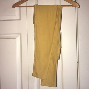 Lularoe llr one size leggings mustard